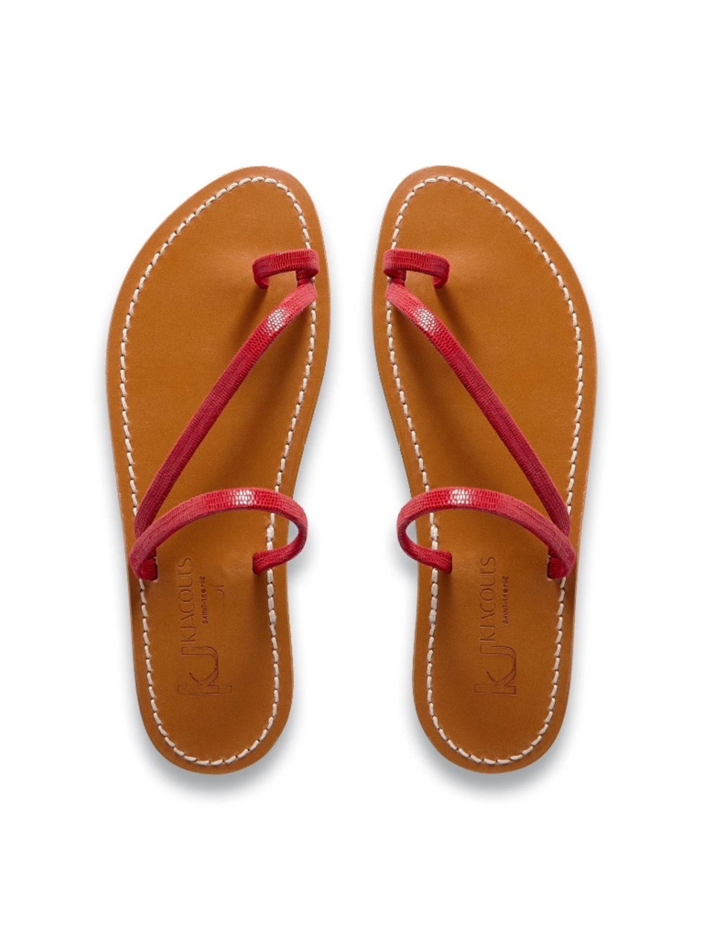 K Jaques Red Actium Sandals, 38